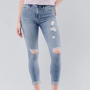 Hollister crop Jean leggings